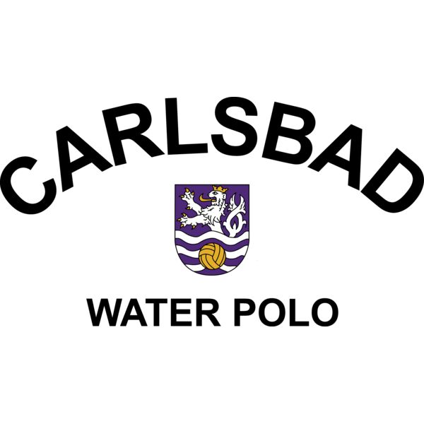 Arched Carlsbad Crest WaterPolo Black Thumbnail