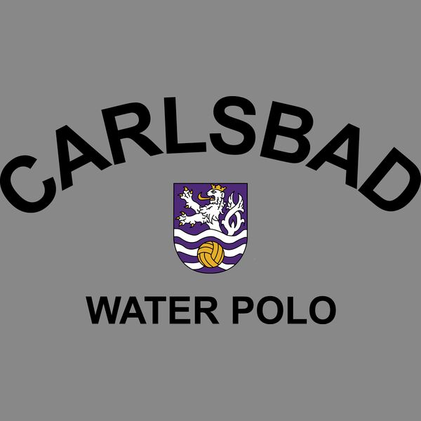 Arched Carlsbad Crest WaterPolo Black Thumbnail