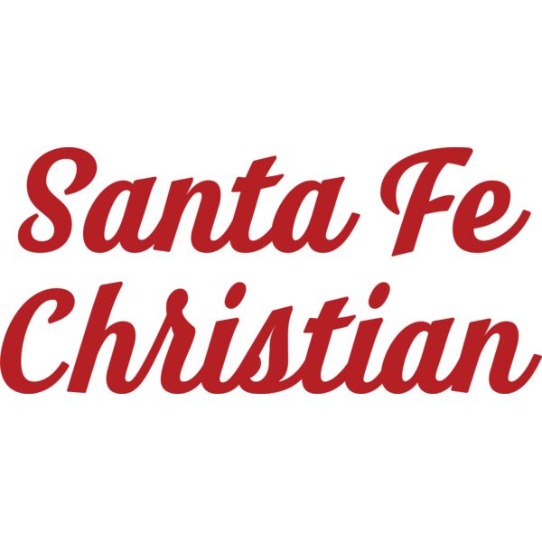 Santa Fe Christian XC Script Red Thumbnail