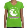 Women's V-Neck Fine Jersey Tee Thumbnail